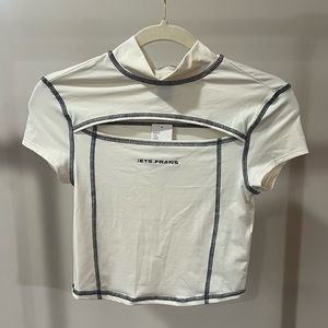NWT white “iets frans” shirt